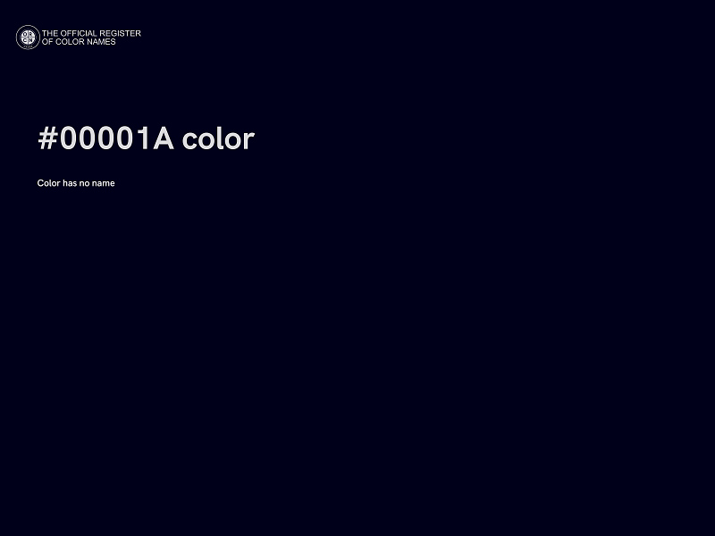 #00001A color image