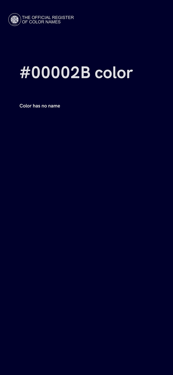 #00002B color image