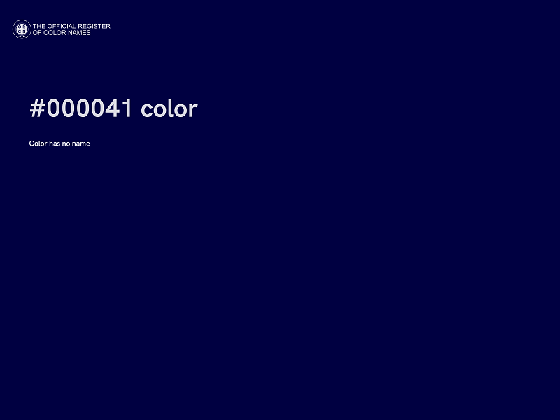#000041 color image