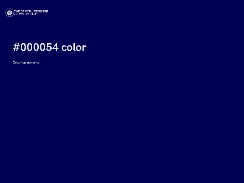 #000054 color image