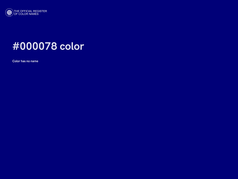 #000078 color image