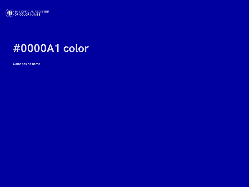 #0000A1 color image