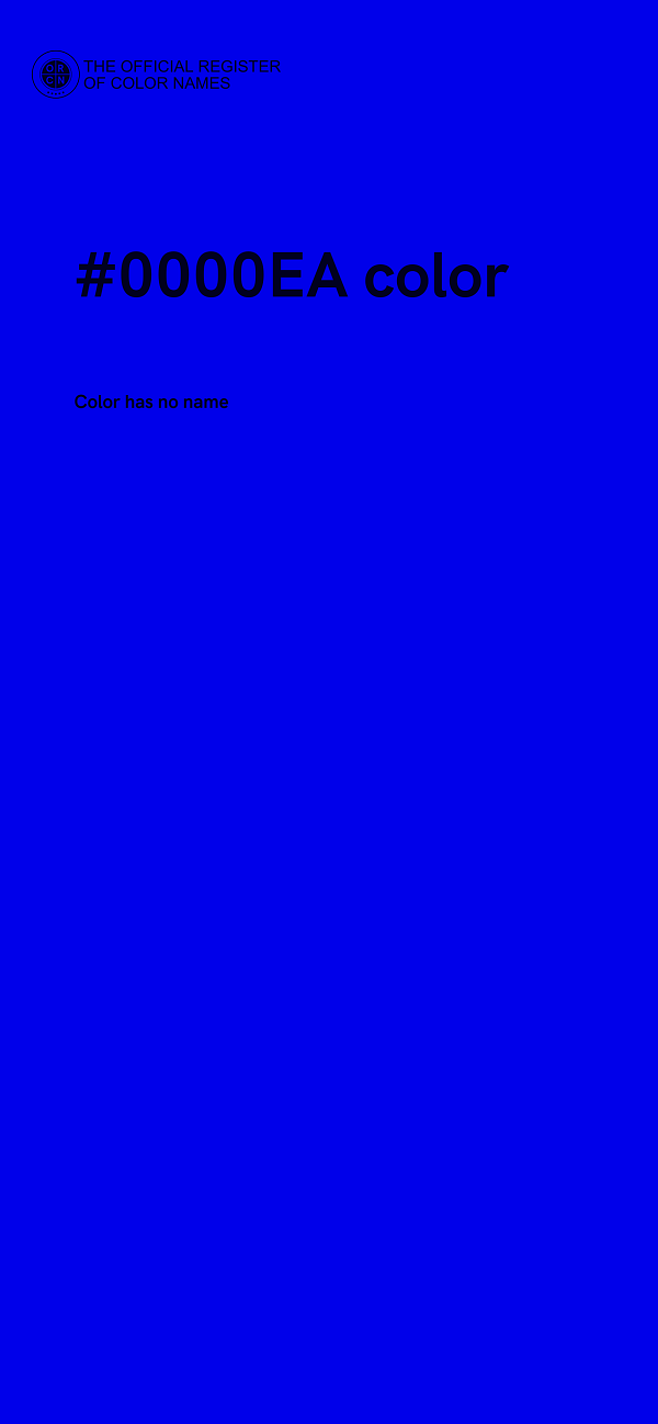 #0000EA color image