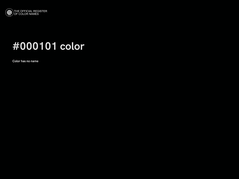 #000101 color image