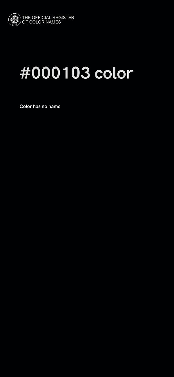 #000103 color image