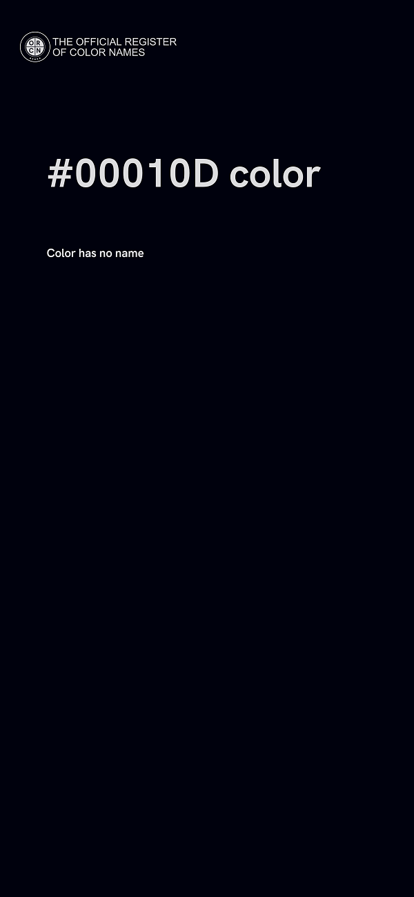 #00010D color image