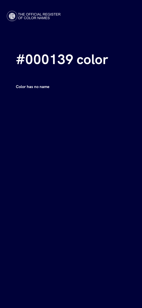 #000139 color image