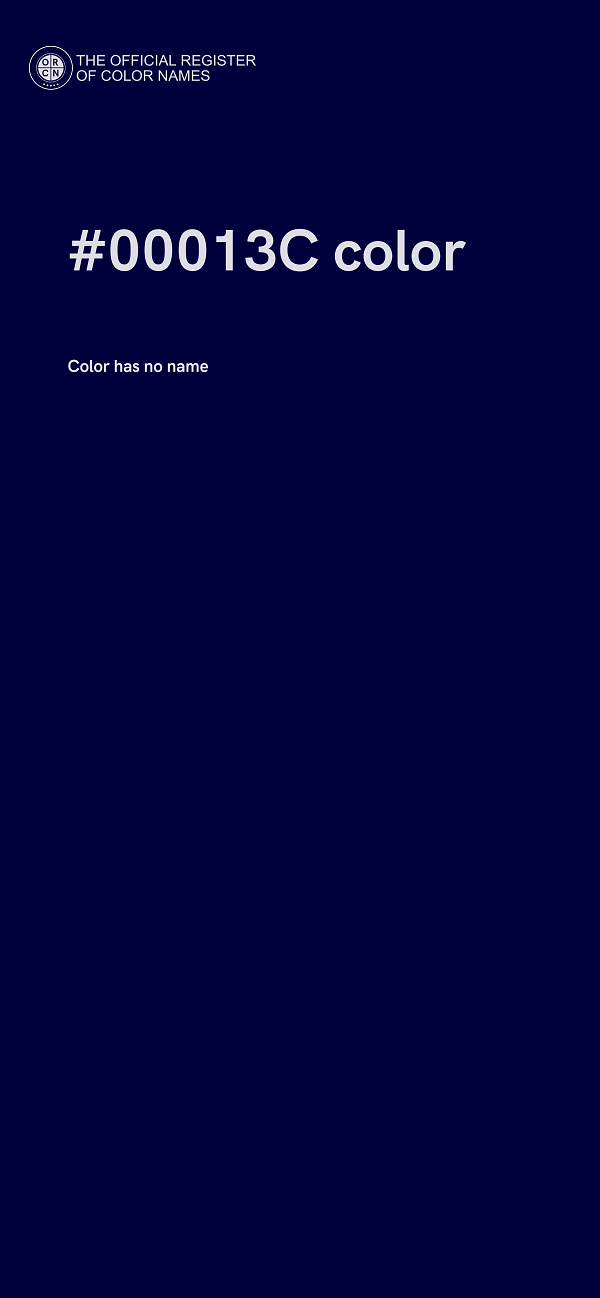 #00013C color image
