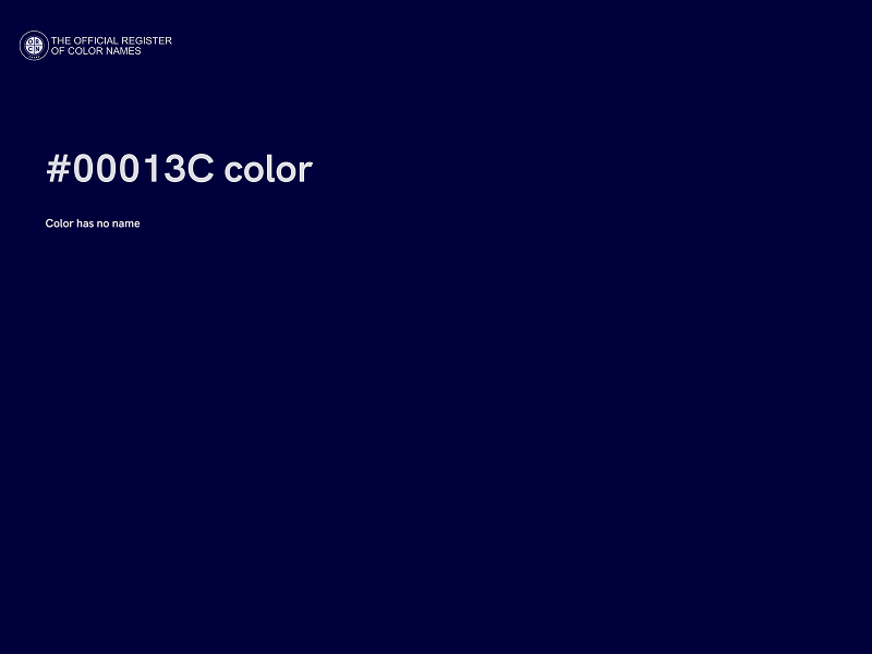 #00013C color image