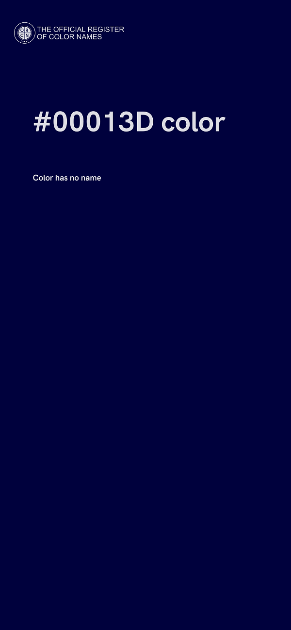 #00013D color image