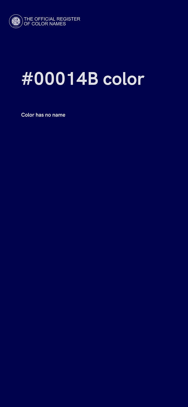 #00014B color image