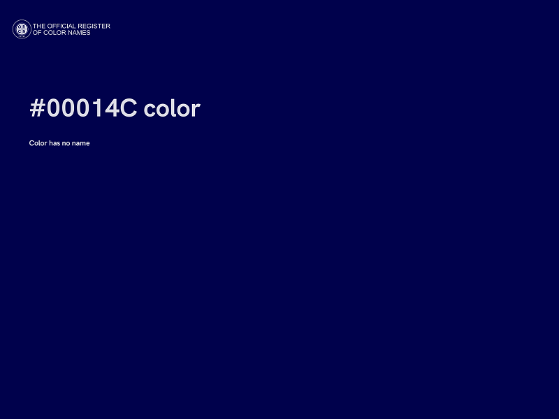 #00014C color image