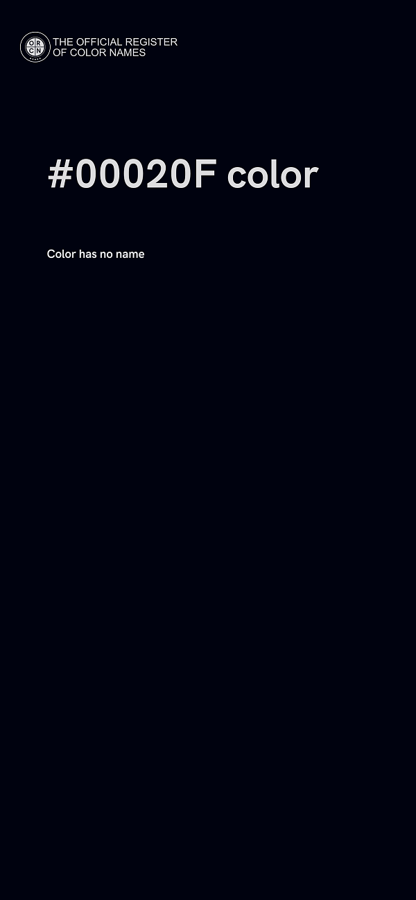 #00020F color image