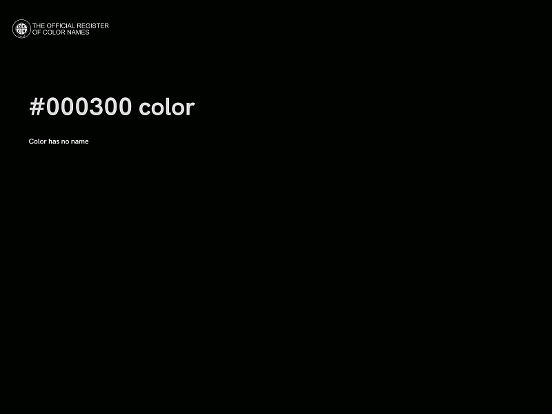 #000300 color image