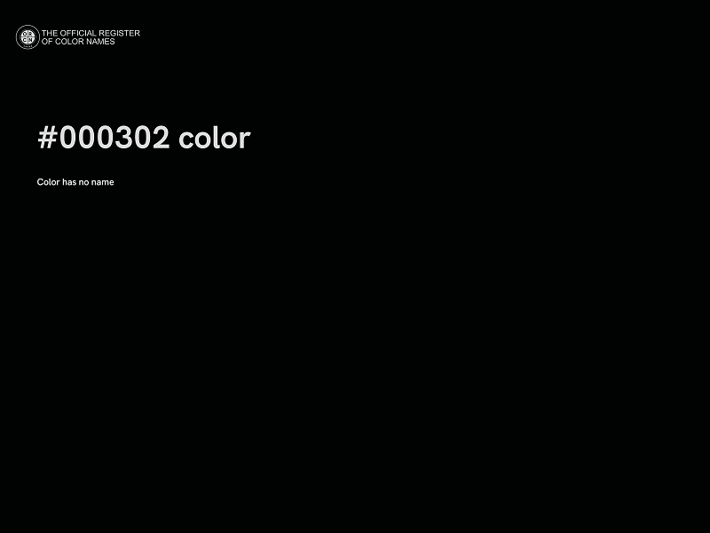 #000302 color image