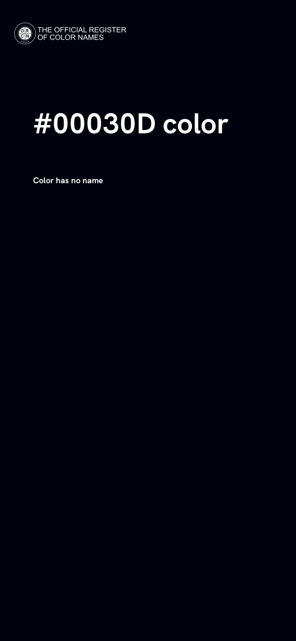 #00030D color image
