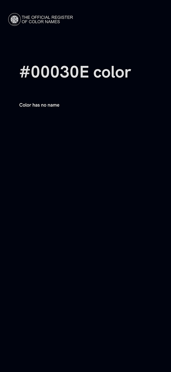 #00030E color image