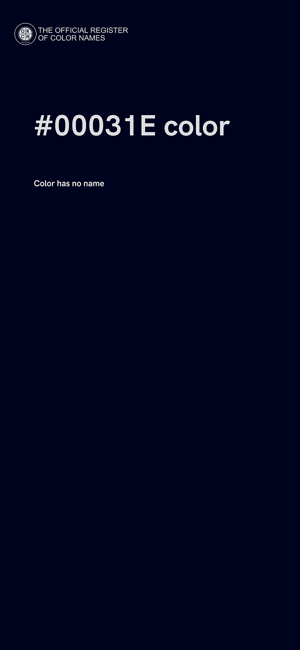 #00031E color image
