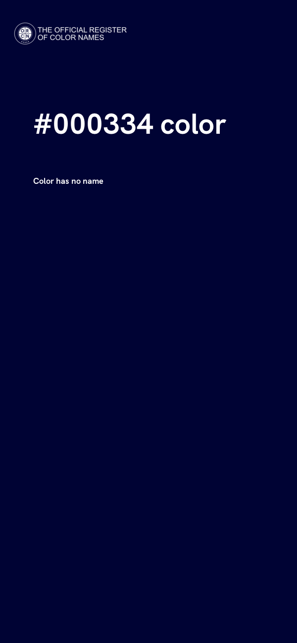 #000334 color image