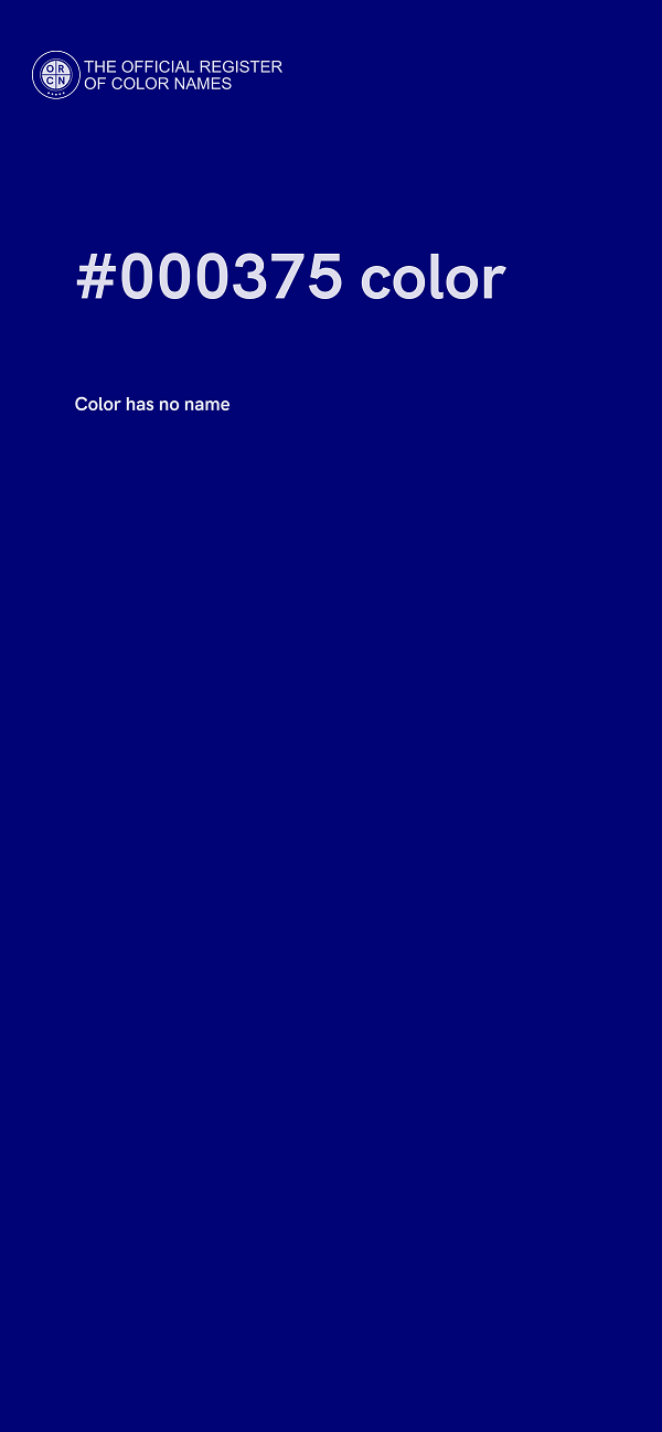 #000375 color image