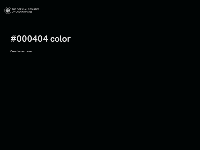 #000404 color image