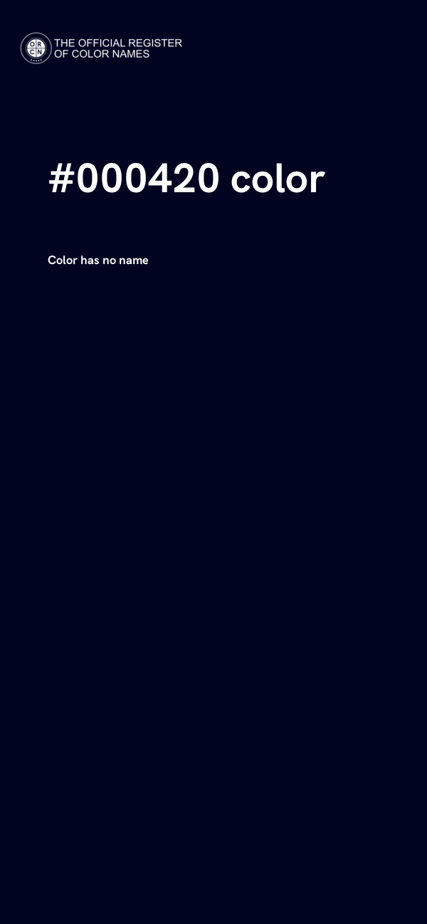 #000420 color image