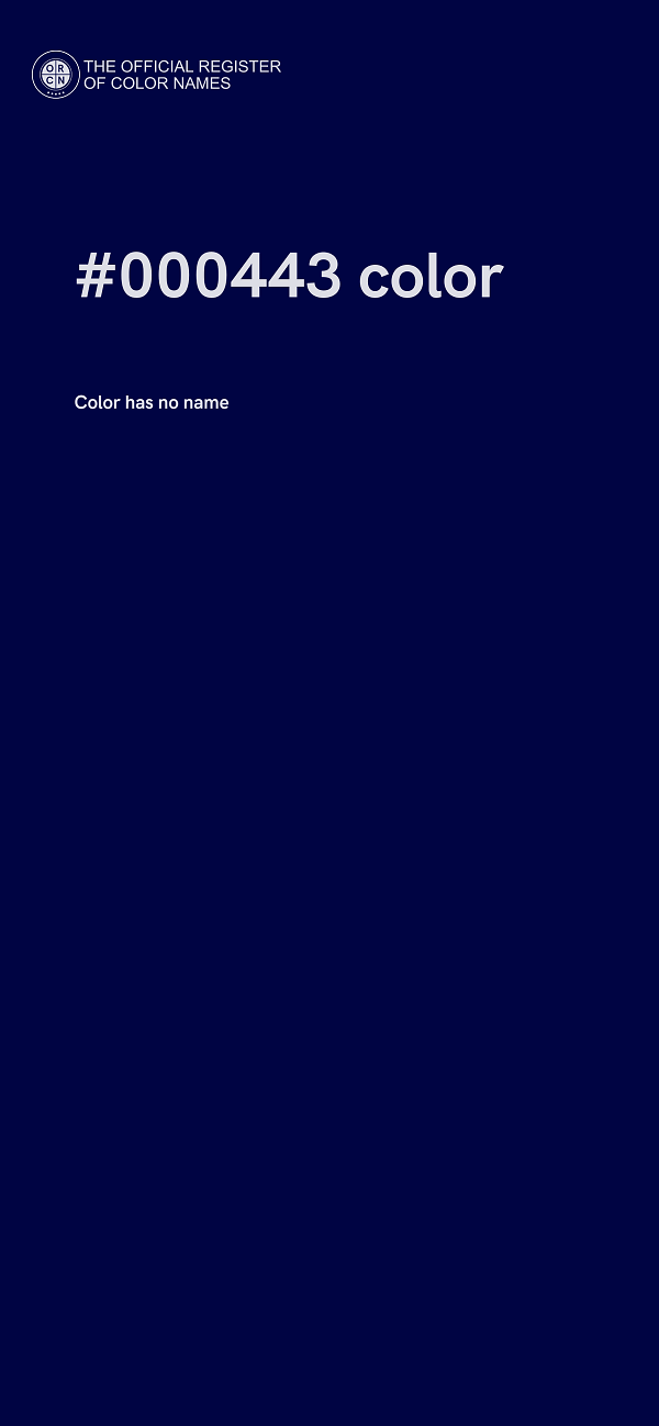 #000443 color image