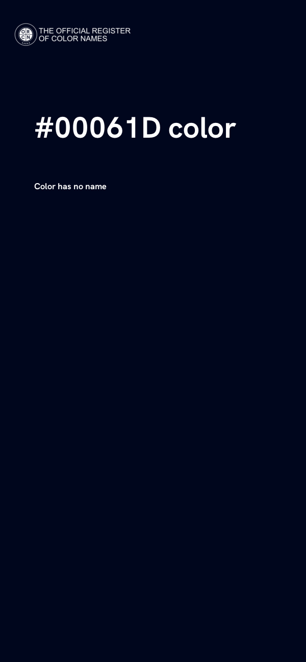 #00061D color image