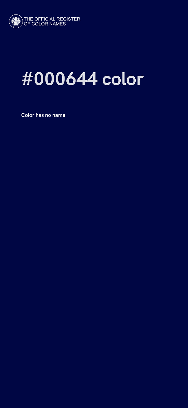 #000644 color image