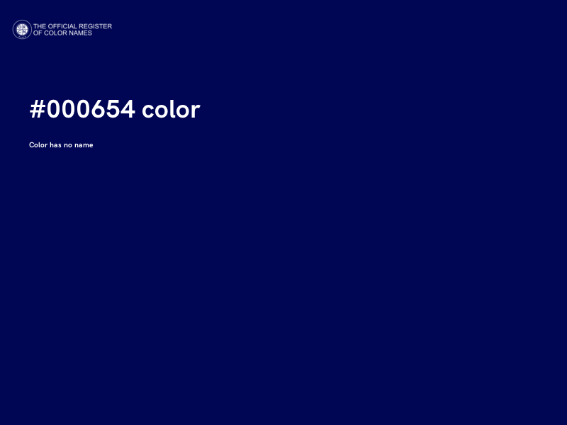 #000654 color image
