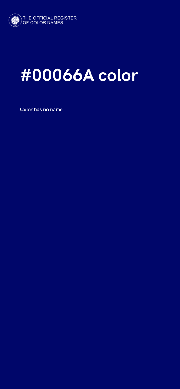 #00066A color image
