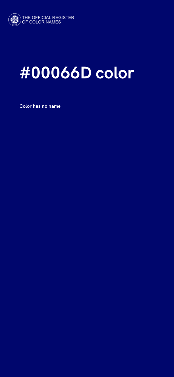 #00066D color image
