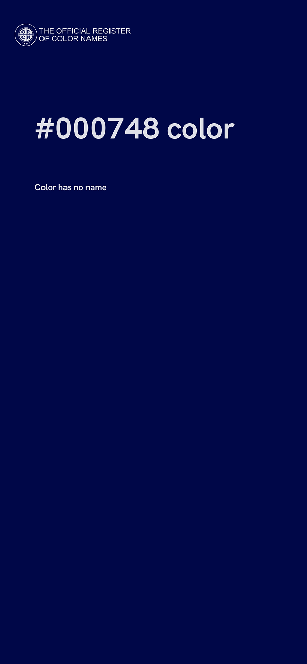 #000748 color image