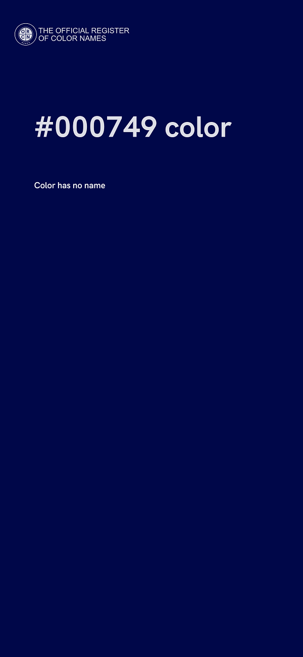 #000749 color image