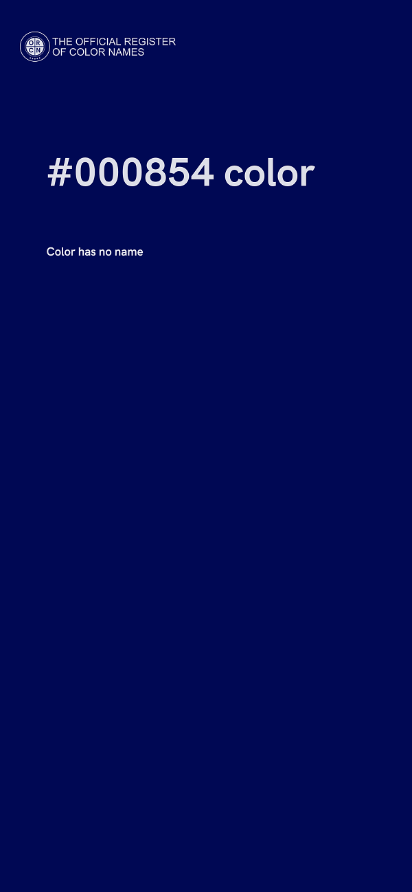 #000854 color image
