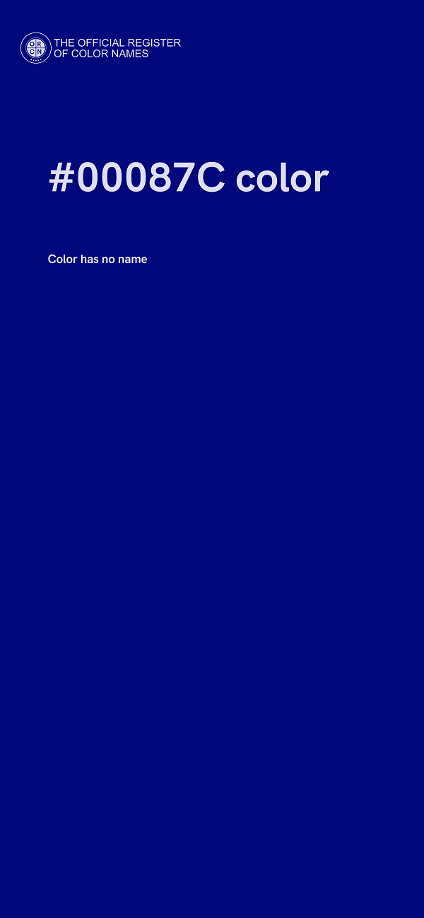 #00087C color image