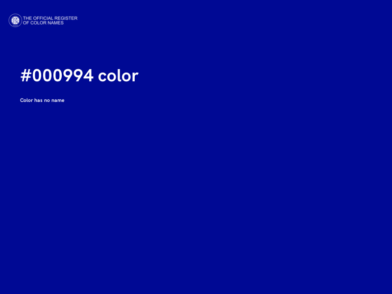 #000994 color image