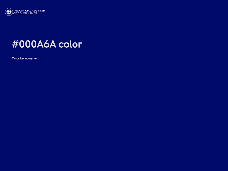 #000A6A color image