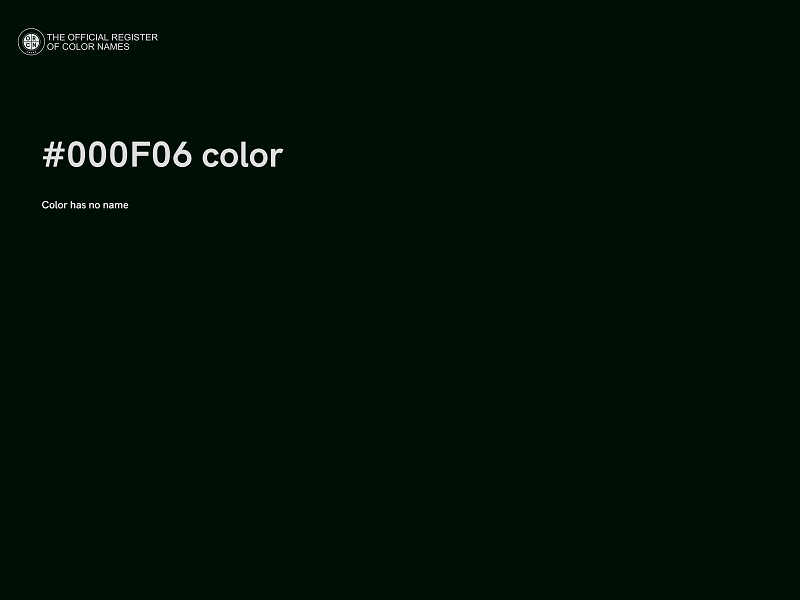 #000F06 color image