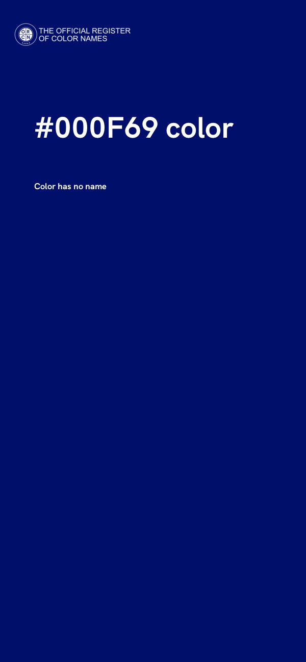 #000F69 color image
