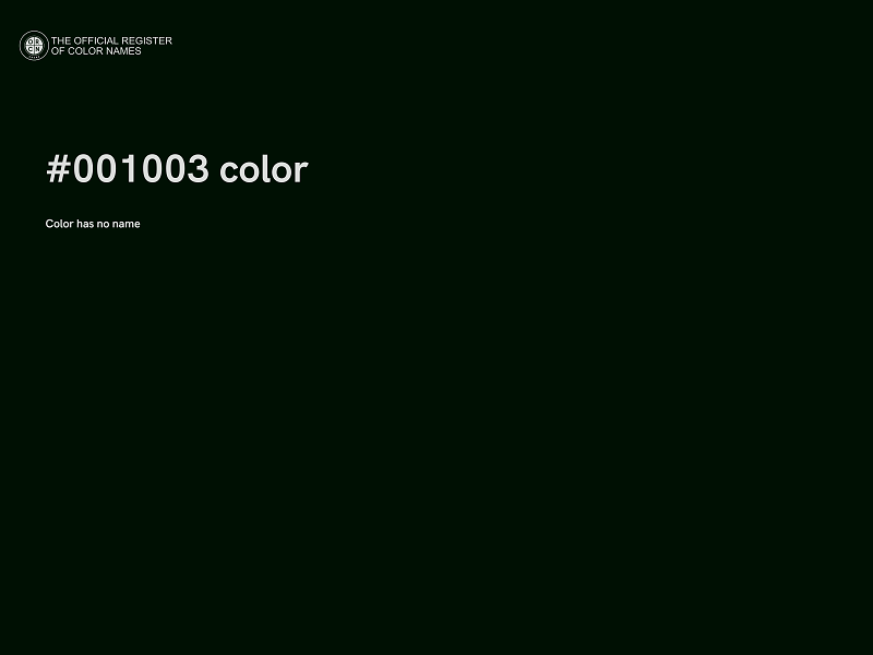 #001003 color image