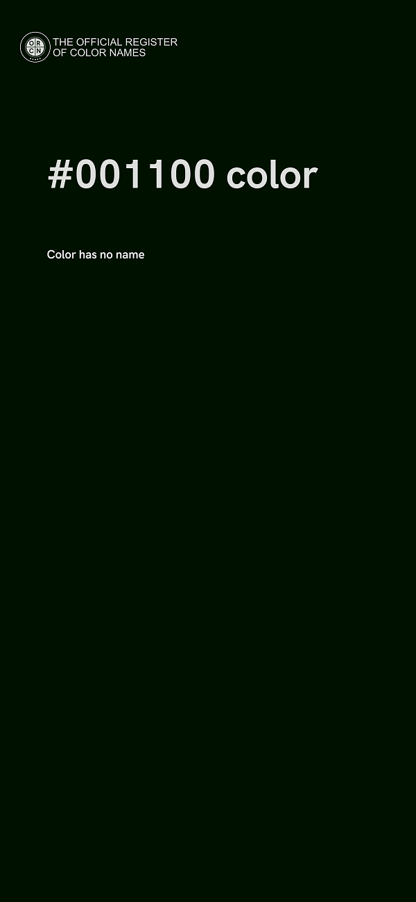 #001100 color image