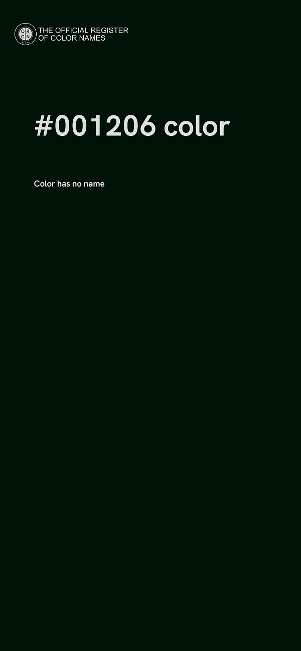 #001206 color image