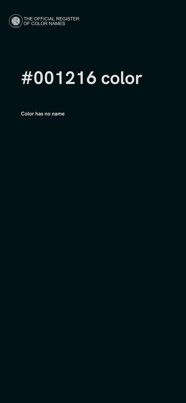 #001216 color image