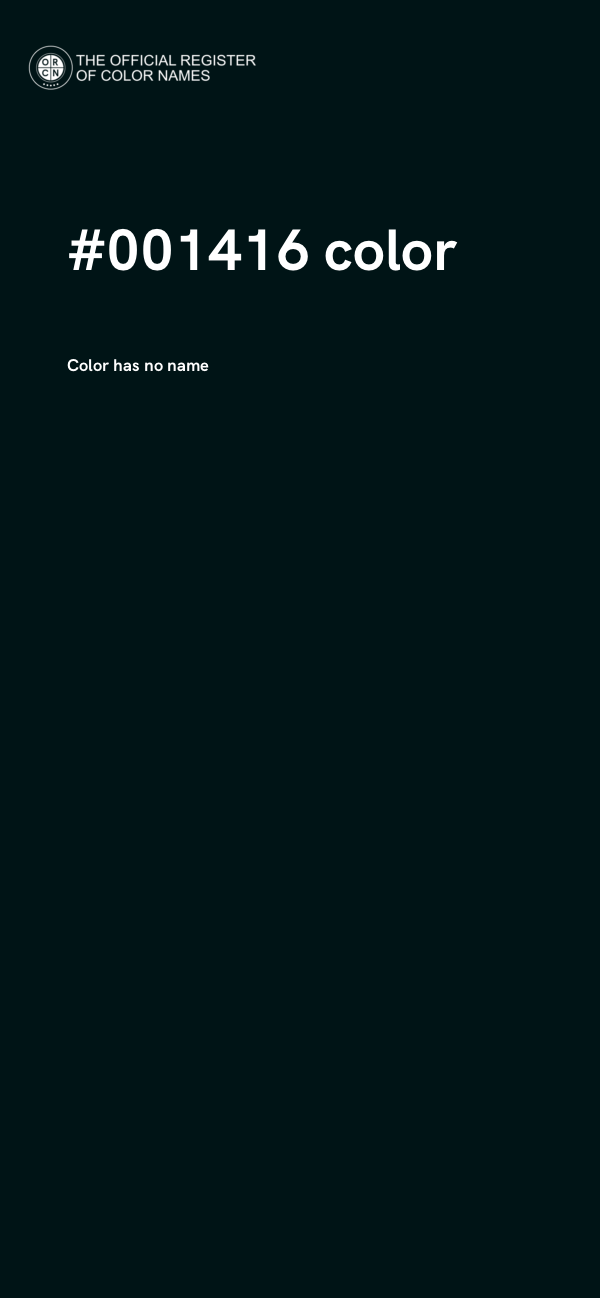 #001416 color image