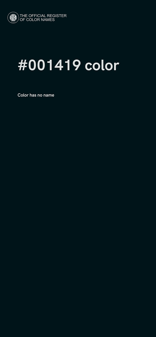 #001419 color image