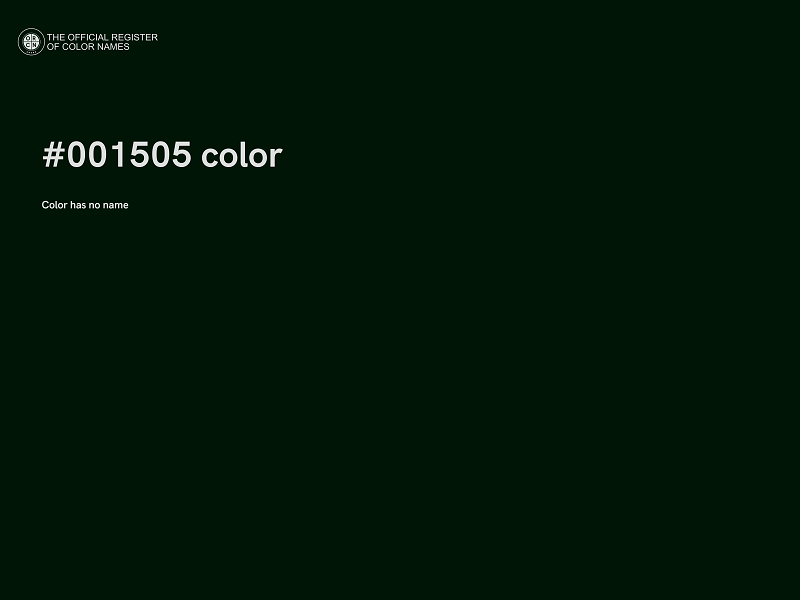 #001505 color image