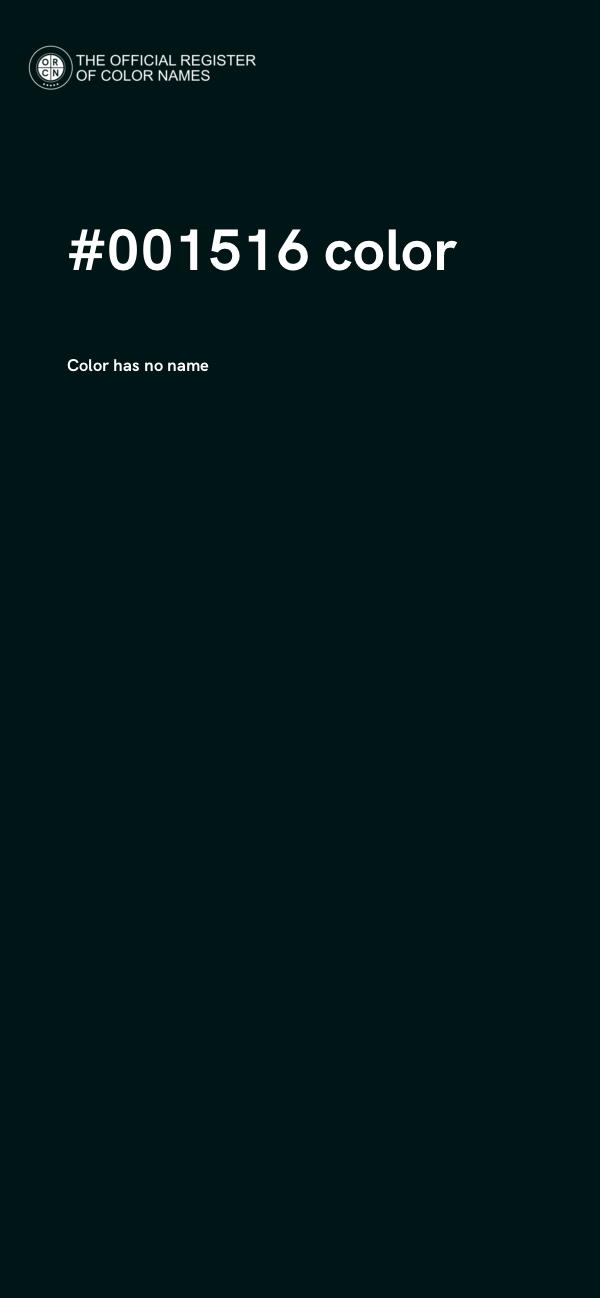 #001516 color image