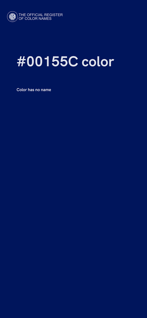 #00155C color image