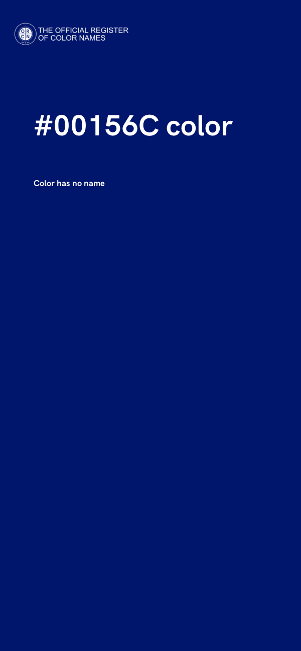 #00156C color image
